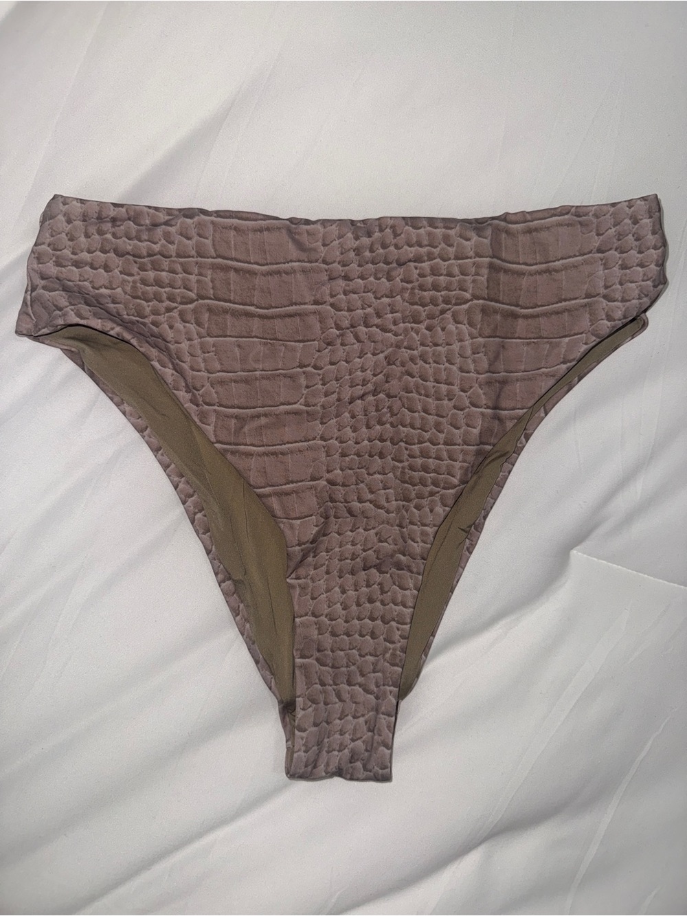 SKIMS High-Cut Bikini Bottom TAUPE **medium